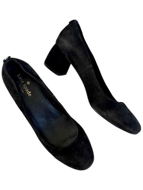 kate spade Shoes - Kate Spade Leather Heels Black Size 6